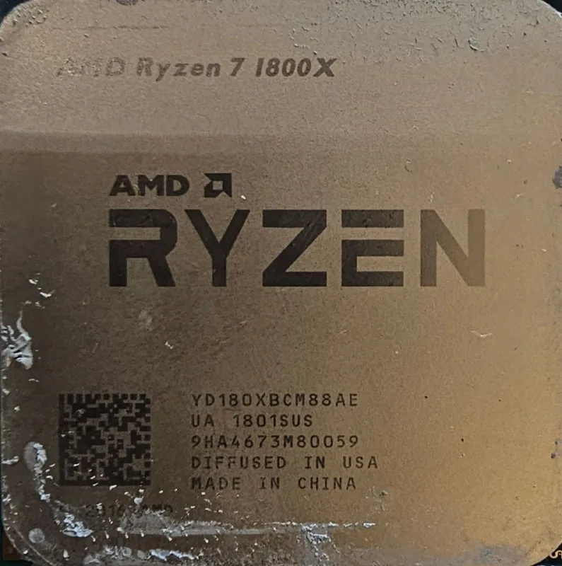 AMD Ryzen 7 1700X процессор 1
