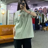 Nike half zip оверсайз поло 4