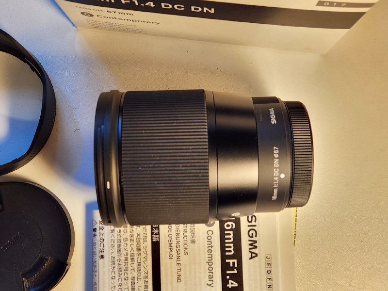 Объектив Sigma 16mm f1.4 для X-Mount Fujifilm 2