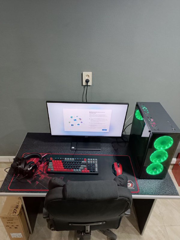 ПК с i5-10400F, 16GB RAM, RTX 3050, SSD 2TB, монитор Acer, периферия, стол