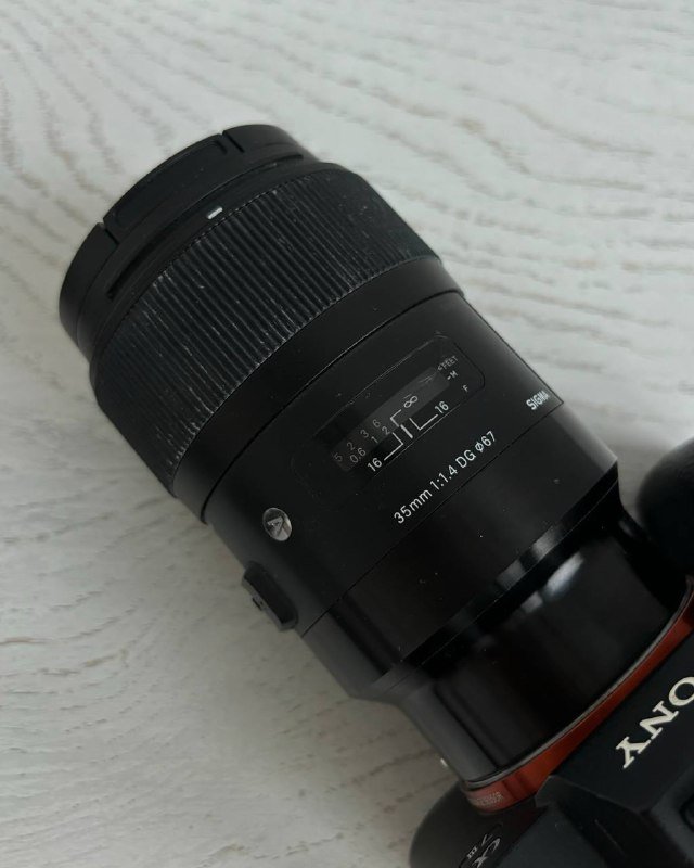 Sony A7 III камера, объектив Sigma 35mm f/1.4 2