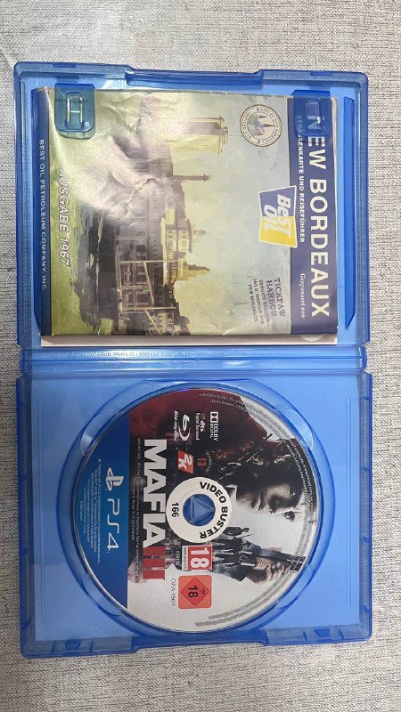 Диск Mafia III с буклетом и картой игры