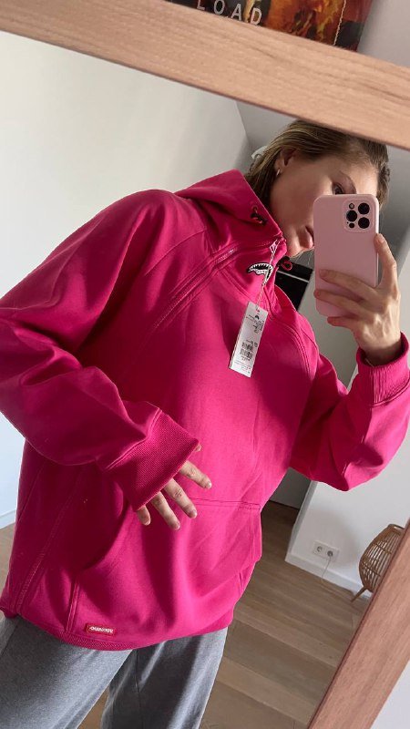 Толстовка женская розовая 3