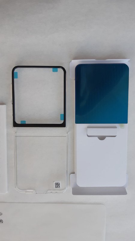 Чехол Samsung Z Flip5 FlipSuit Case голубая пластина 4