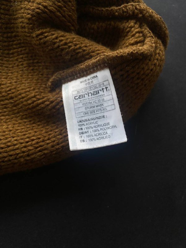 Балаклава Carhartt горчичный 2