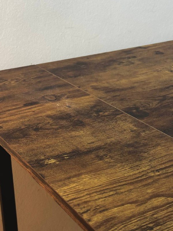 Стол 75 х 140 см инженерная доска темный орех 2