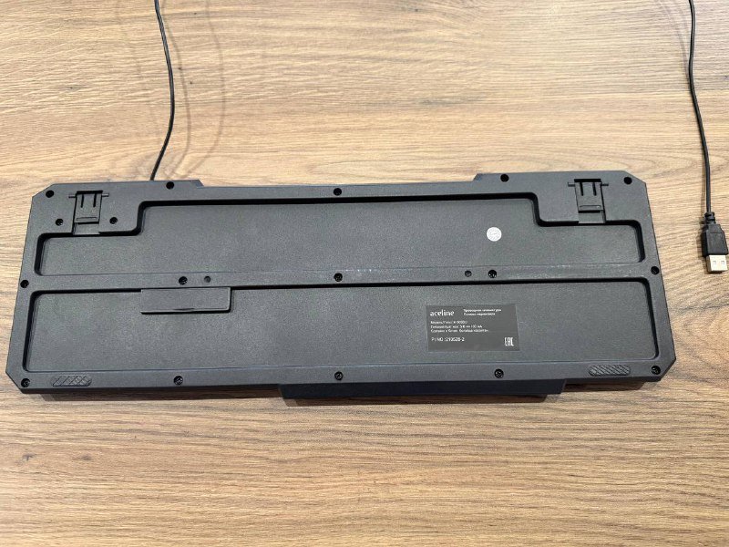 Клавиатура Aceline K-505BU проводная USB черная 2