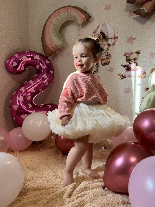 Пышная юбка пачка для детей размер 92 3