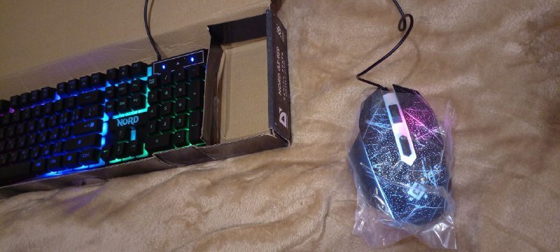 Клавиатура и мышь NORD с подсветкой 2