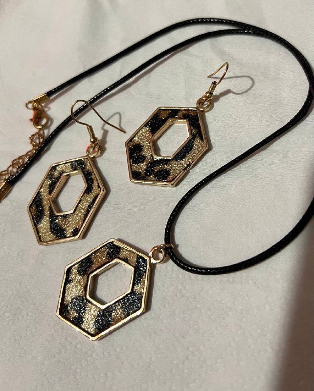 Бижутерия леопард комплект 2