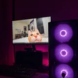 Игровой компьютер, монитор, периферия, стол 9