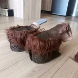 Парик, мужские джинсы, меховушка 2