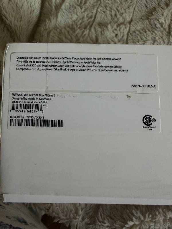 AirPods Max midnight реплика новые в коробке 3