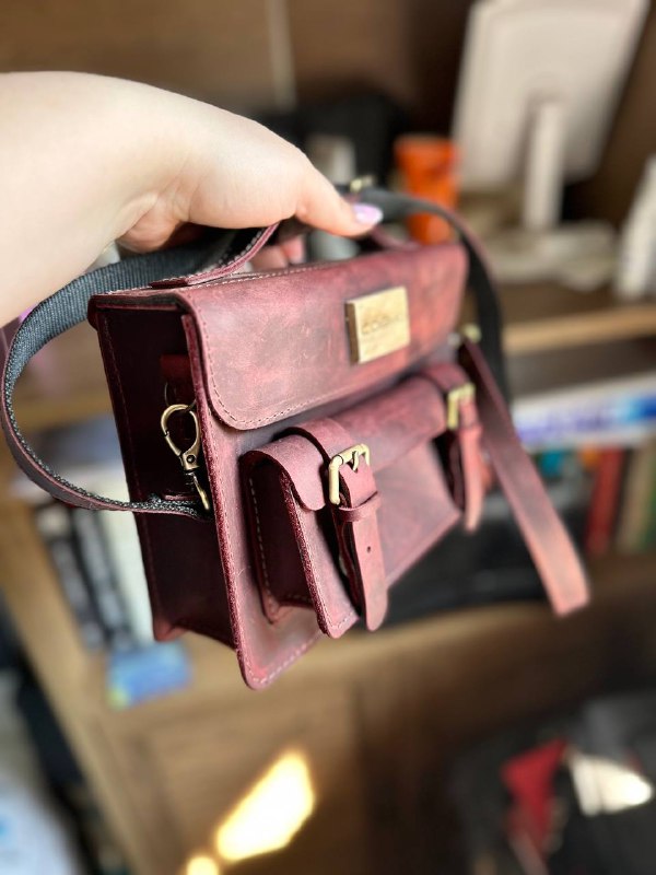 Кожаная сумка COSMO 3