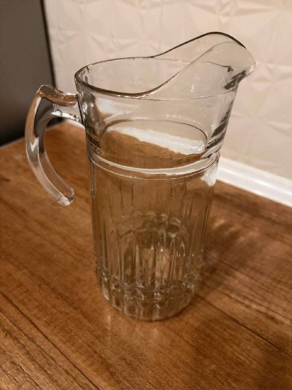 Графин из толстого стекла, кулинарное кольцо 2