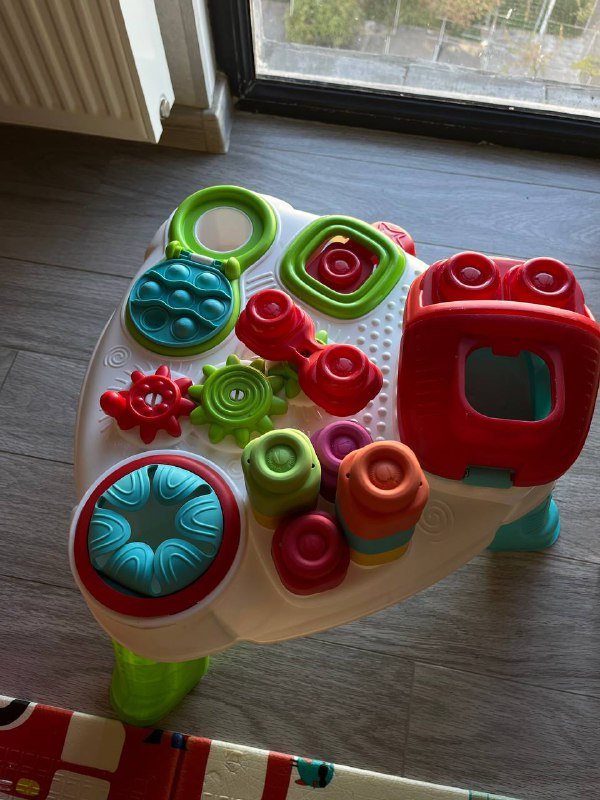 Детская коляска, электромотоцикл, вентилятор, игровой стол, стул для кормления 1