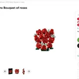 LEGO Icons «Букет роз» 10328 3