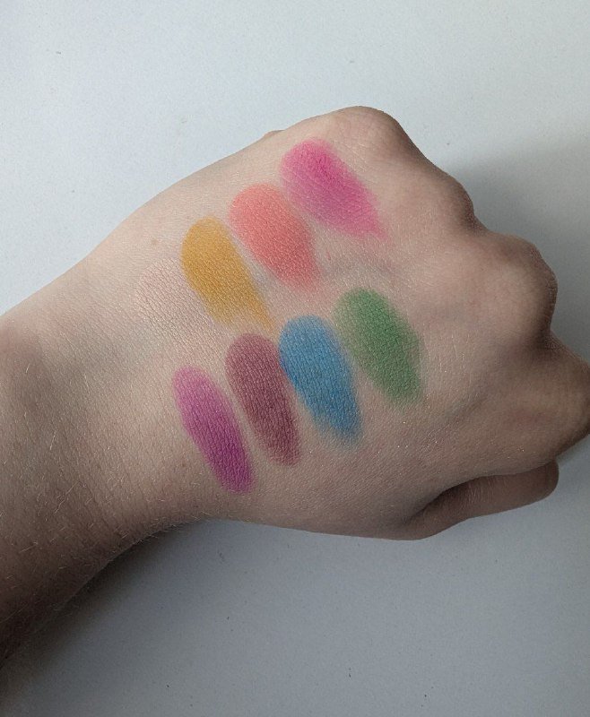 Палетка теней Eveline Neon lights 4