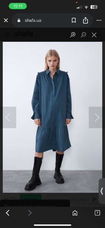 Платье Zara размер M 3