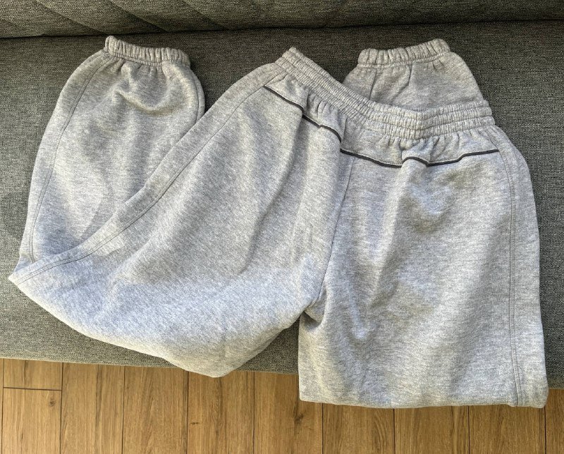 Синий атласный комплект брюки и блузка 9