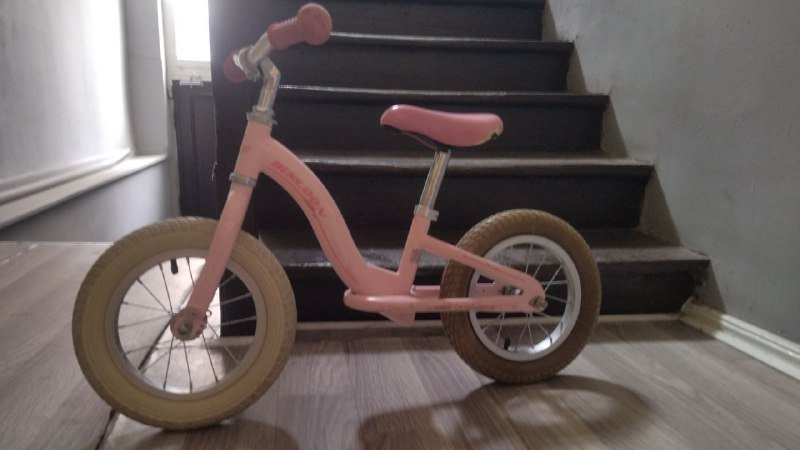 Беговел розовый