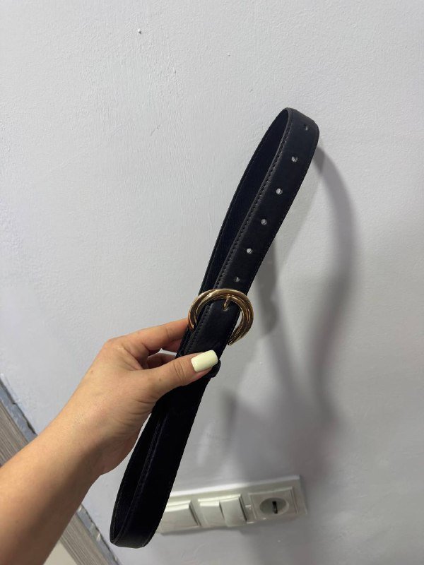 Ремень черный женский SINSAY 92 см