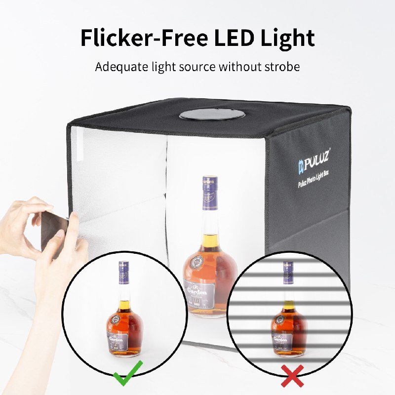 Мини-фотостудия Puluz 40 см с LED подсветкой 8