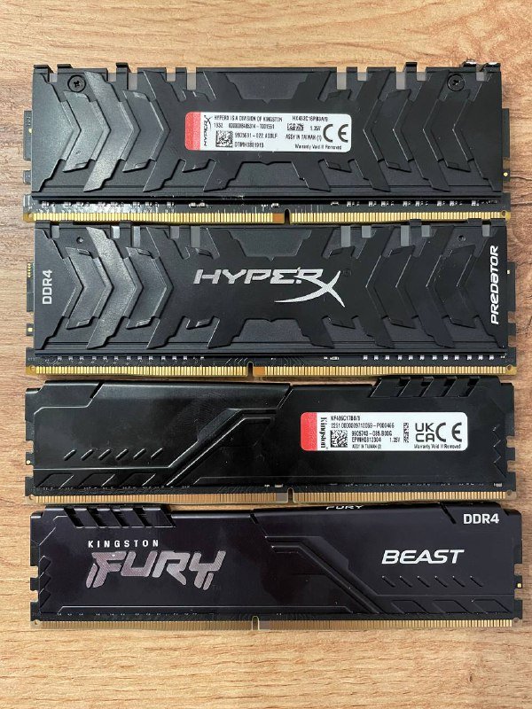 Оперативная память DDR4 HyperX Predator, Kingston Fury 8ГБ