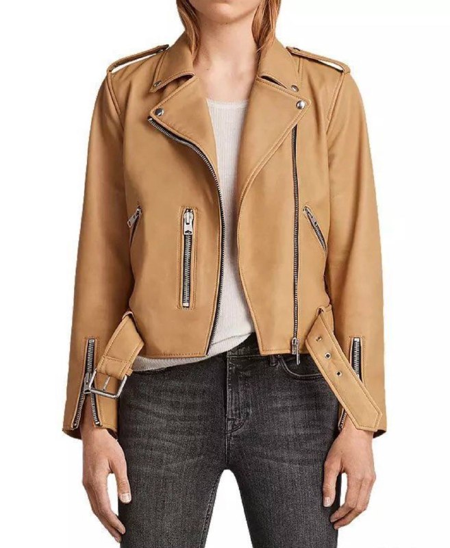 Кожаная куртка All Saints Balfern Biker 5