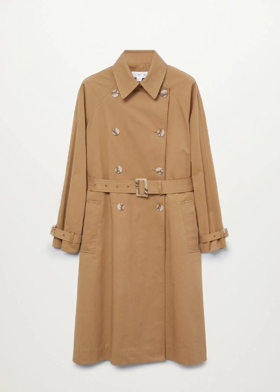 Тренч Mango водоотталкивающий бежевый размер S
