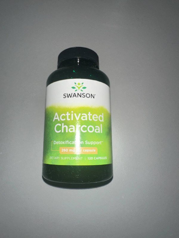 Активированный уголь 120 капсул 260 мг