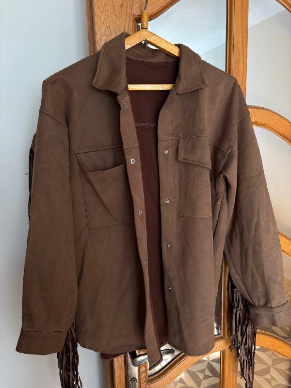 женская полушубка KOTON, косуха замшевая UNKNOWN 2