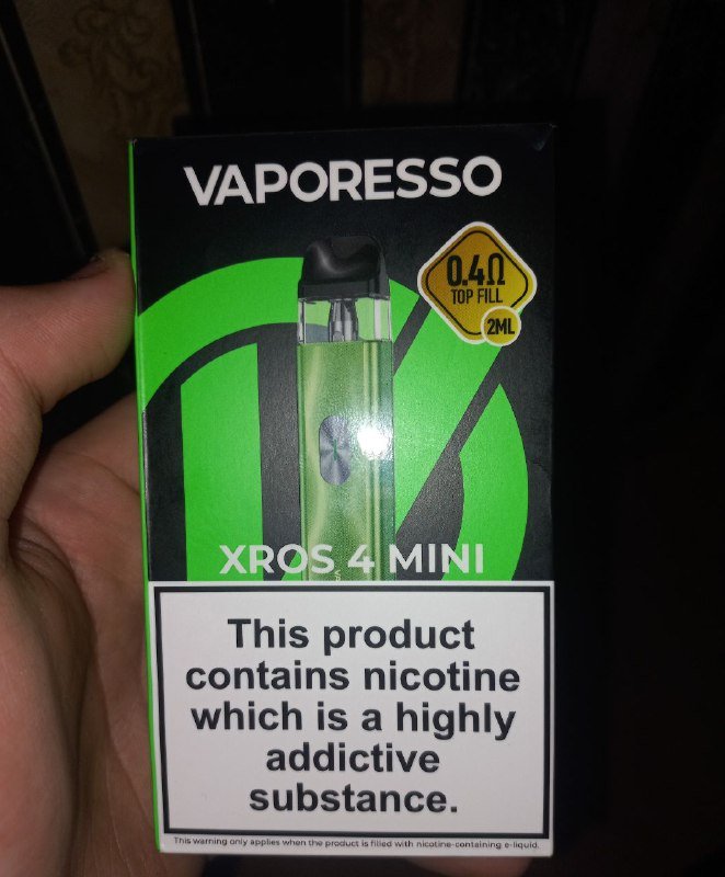 Электронная сигарета XROS 4 MINI с зарядником и жидкостью 2