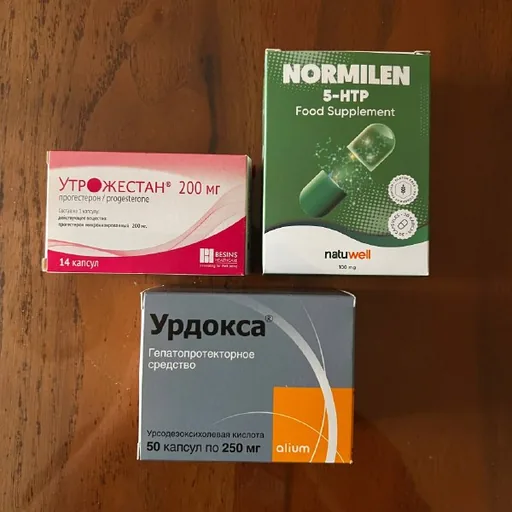 Нормилени 5-HTP, Урдокса, Утрожестан