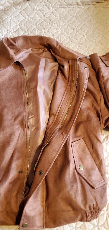 Куртка бомбер женская XL коричневая 4