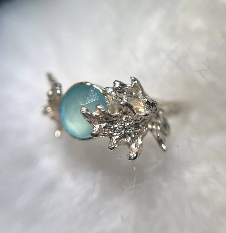 Серебряное кольцо 16,5-17 размер 2