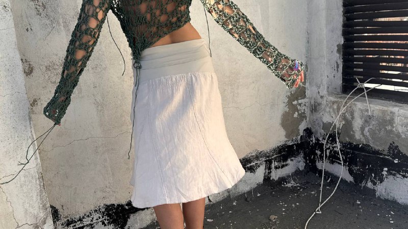 Linen skirt Size S/M 4
