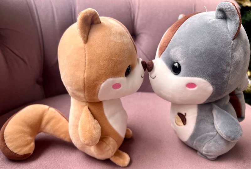 Мягкие игрушки белочки