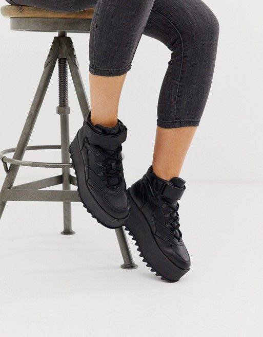 Ботинки Bershka женские черные р-р 37 3