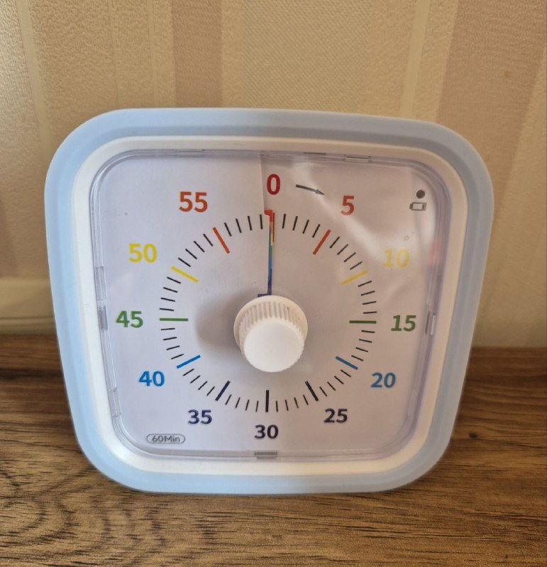 Детские часы-таймер голубые