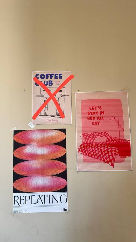 Постеры на стену 60x40 см, 3 штуки