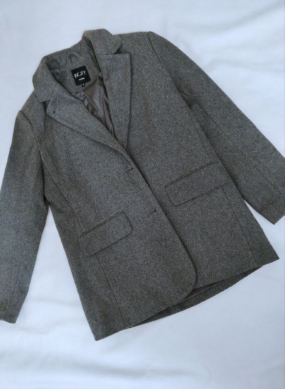 Пальто-пиджак женский серый S