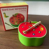 Магнитная рыбалка Ловись червячок 3