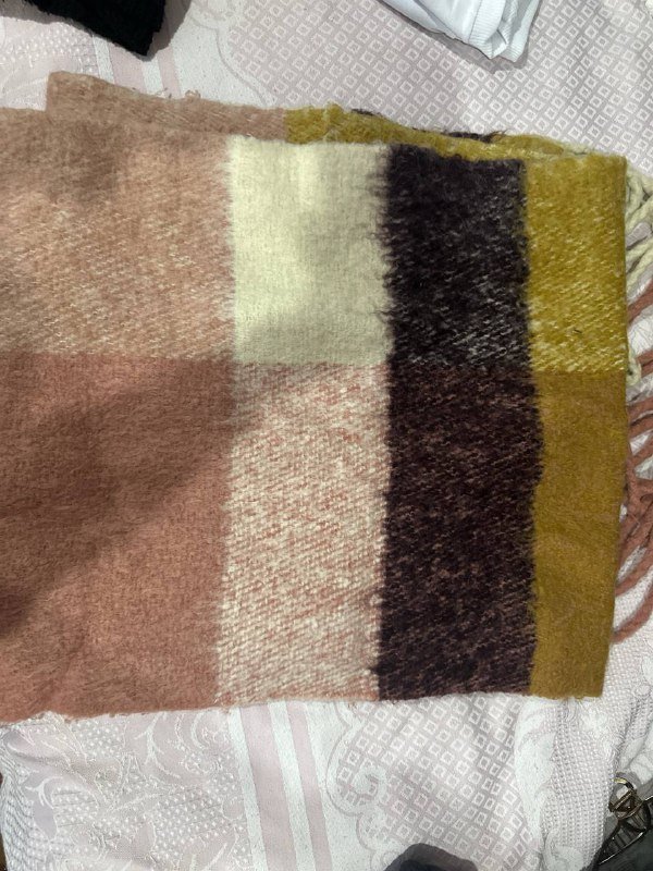 Шарф теплый длинный