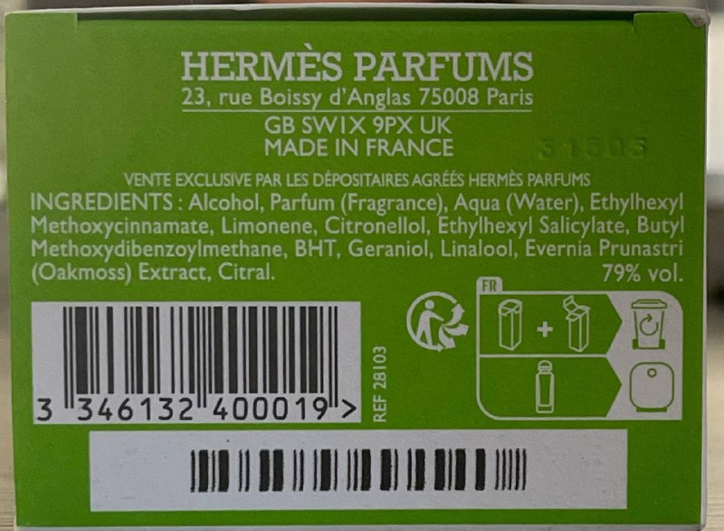 Духи Hermes Un Jardin sur le Toit 100 ml 3