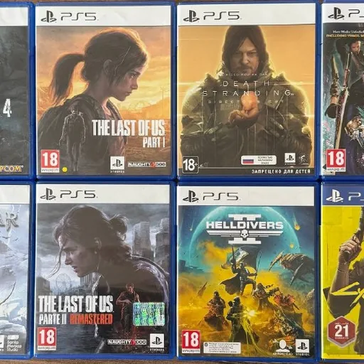 Игры на дисках для PlayStation 4 и PlayStation 5