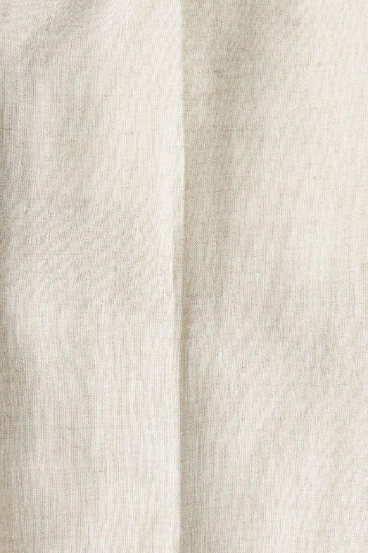 Льняной комплект Slim Fit брюки жилетка 3