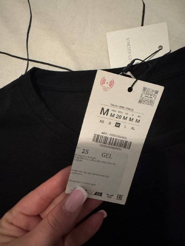 Футболка Zara черная M