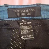 Motorcycle jeans with Kevlar inserts and knee pads 3