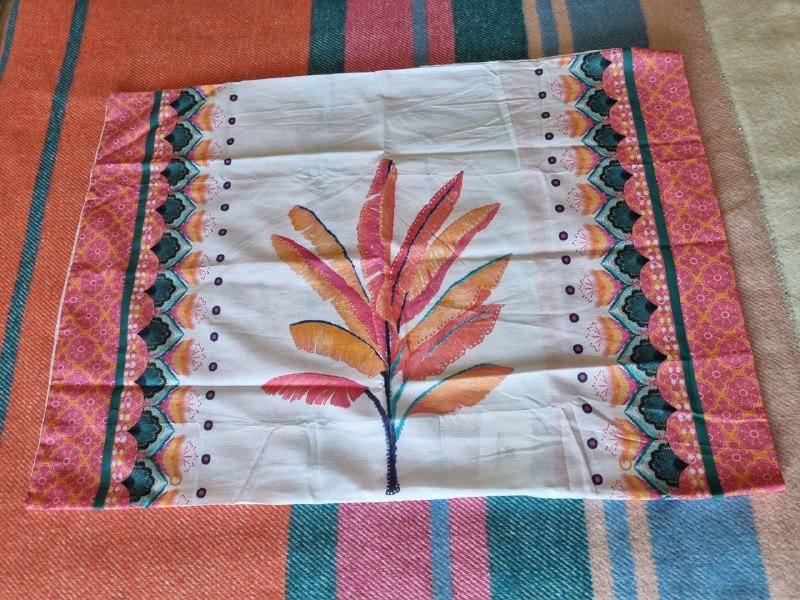 Декоративная подушка со съемным чехлом, Наволочка Palmy Patch English Home 8